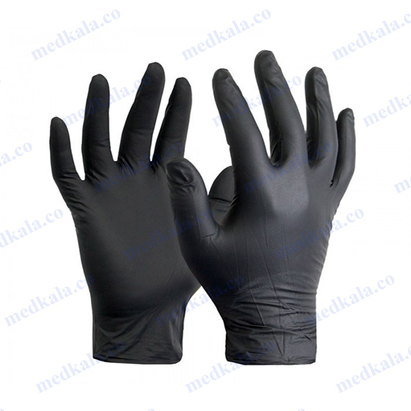 دستکش نیتریل مشکی پزشکی و خانگی