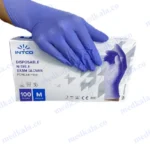 دستکش آبی نیتریل چینی[مشابه نیتریل مای گلاو(MY glove)