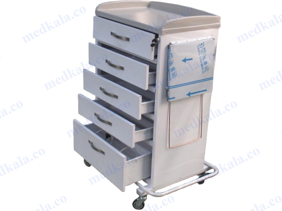 ترالی اورژانس پنج کشو پزشکی