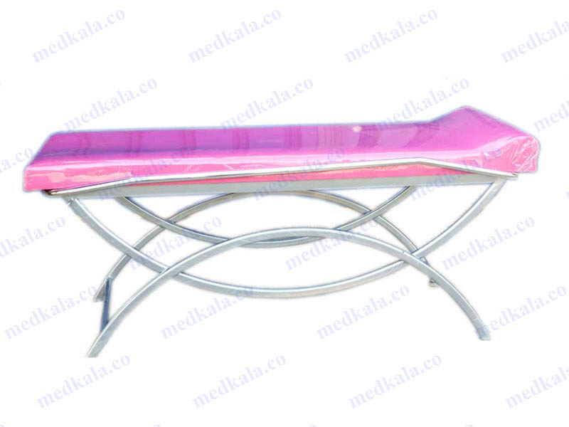 تخت معاینه پایه هلالی ( لوکس )