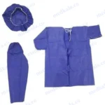 ست ام ار ای (MRI) گان,کلاه و شلوار بیمار 38 گرم یکبارمصرف