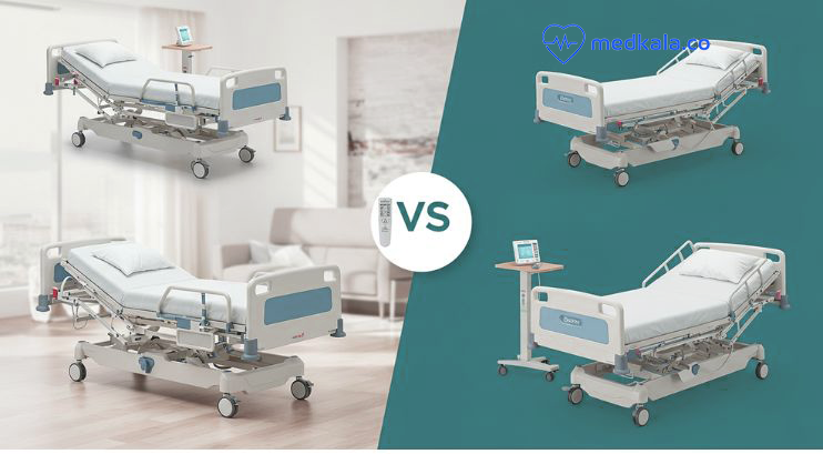 تفاوت تخت بیمارستانی - مجله مدکالا